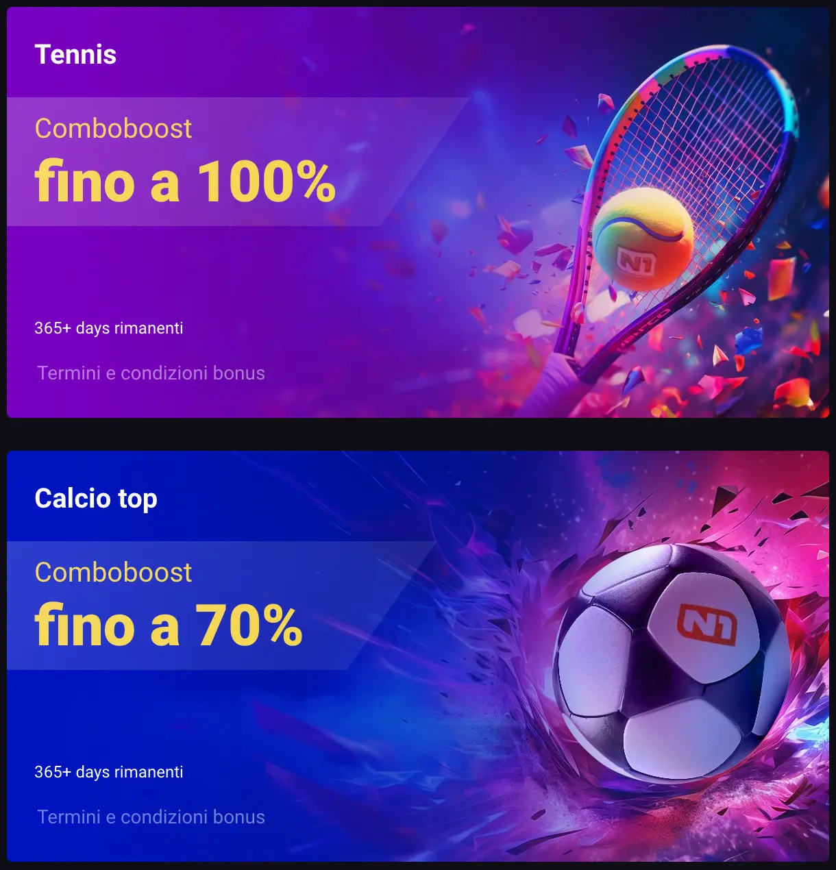 n1 bet bonus