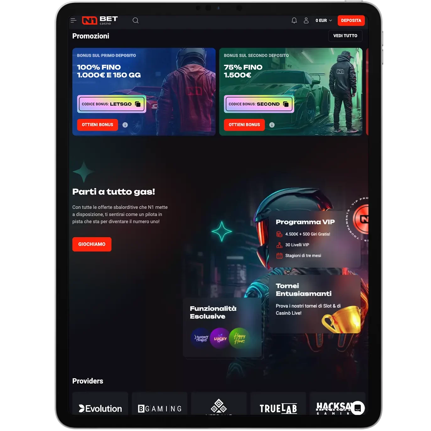 N1Bet casino login