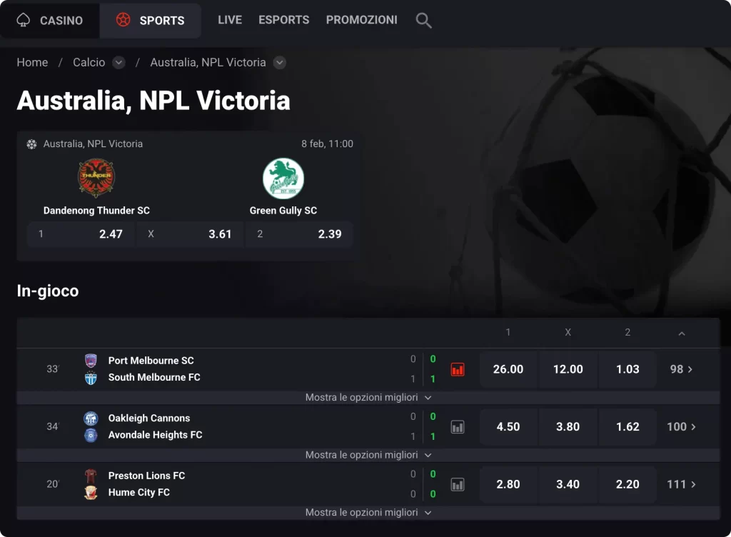 n1 bet live odds